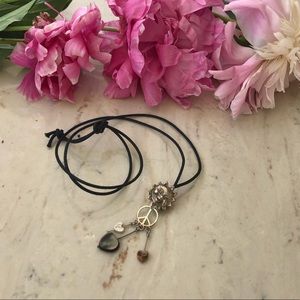 (🌼2 FOR $5) Hand-crafted Sun Peace Love Necklace